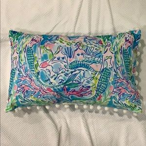 Lilly Pulitzer mermaid pillow